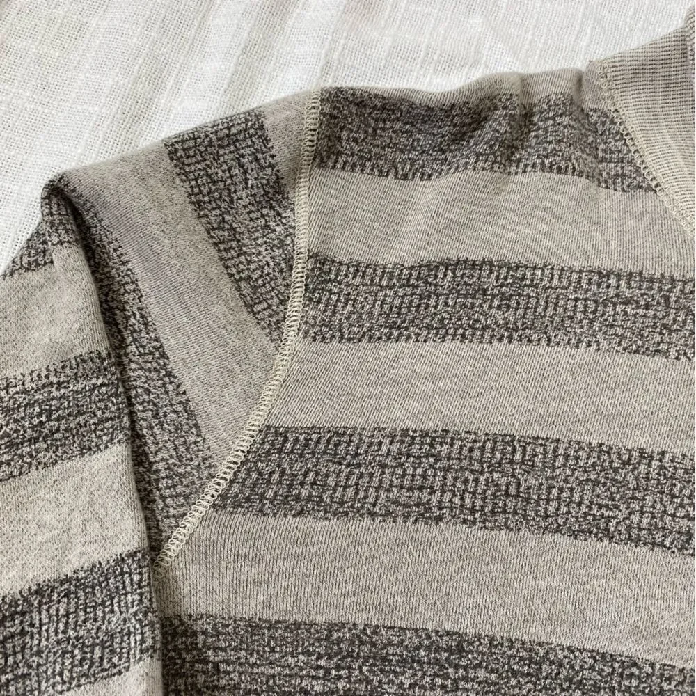 Calvin Klein Mens Pullover Sweater Striped Cotton SZ XL